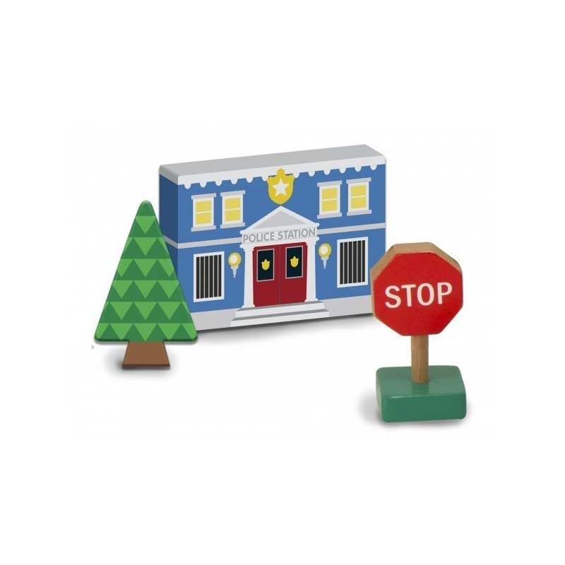 Melissa & doug - figurine din lemn orasul meu - melissa and doug