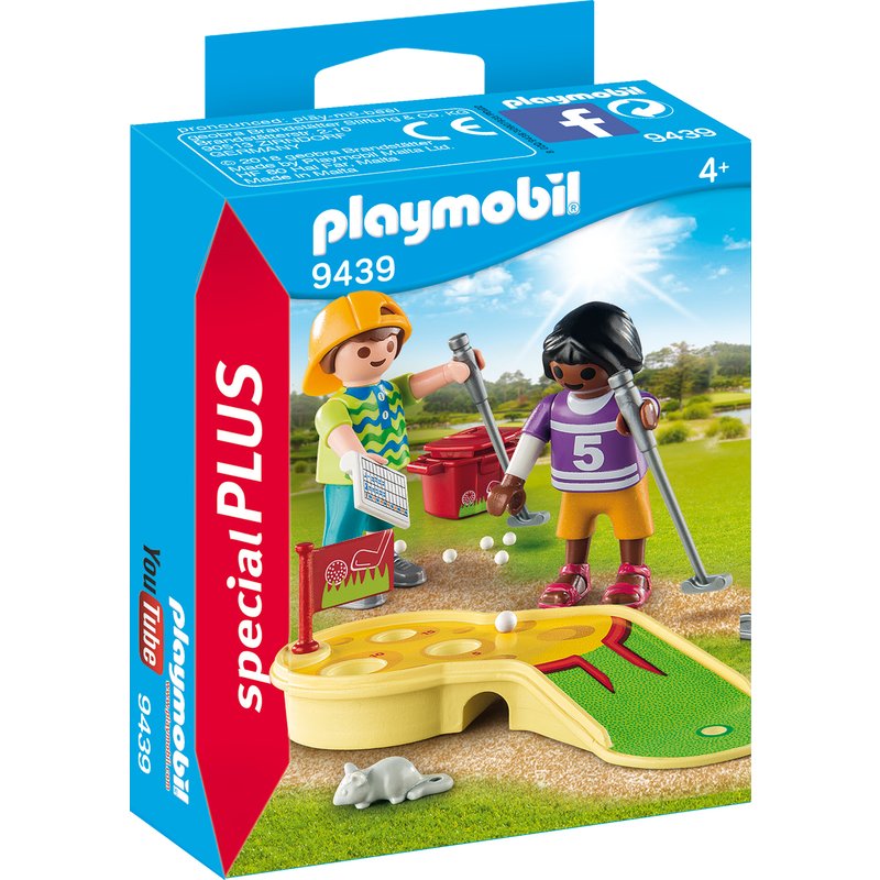 Playmobil - Set figurine Jucand Minigolf , Special Plus