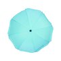 Umbrela standard pentru carucior albastru sidefat, 65cm UV 50+ Fillikid - 1