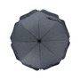 Umbrela melange grey pentru carucior, 80 cm UV 50+ Fillikid - 1