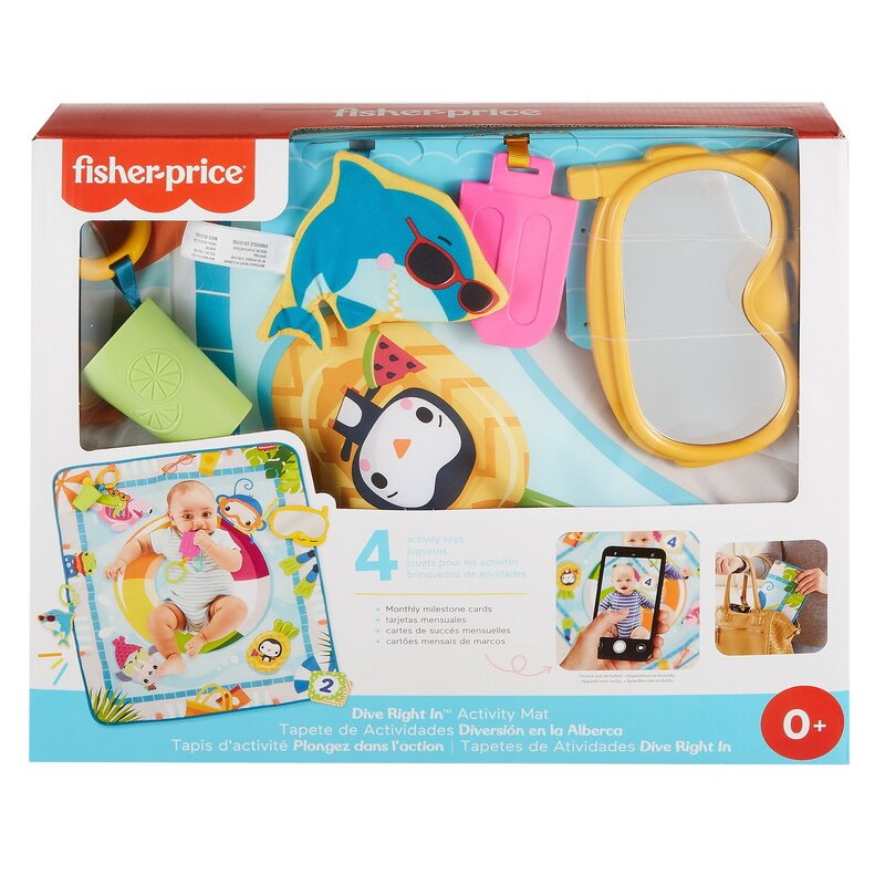 Mattel - fisher price covoras cu activitati