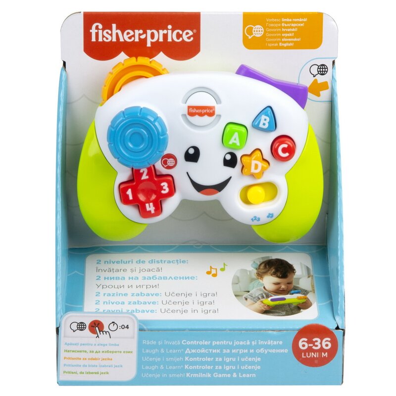 Mattel - Fisher Price - Jucarie interactiva Controller, In limba romana