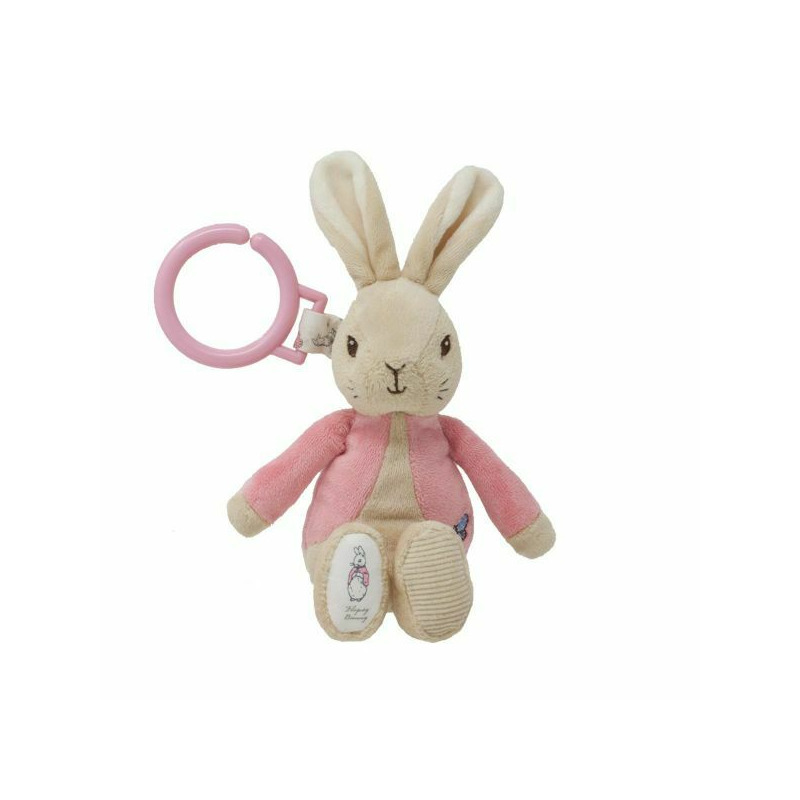 Flopsy Rabbit | Jucarie atasabila din plus cu vibratii, 22 cm