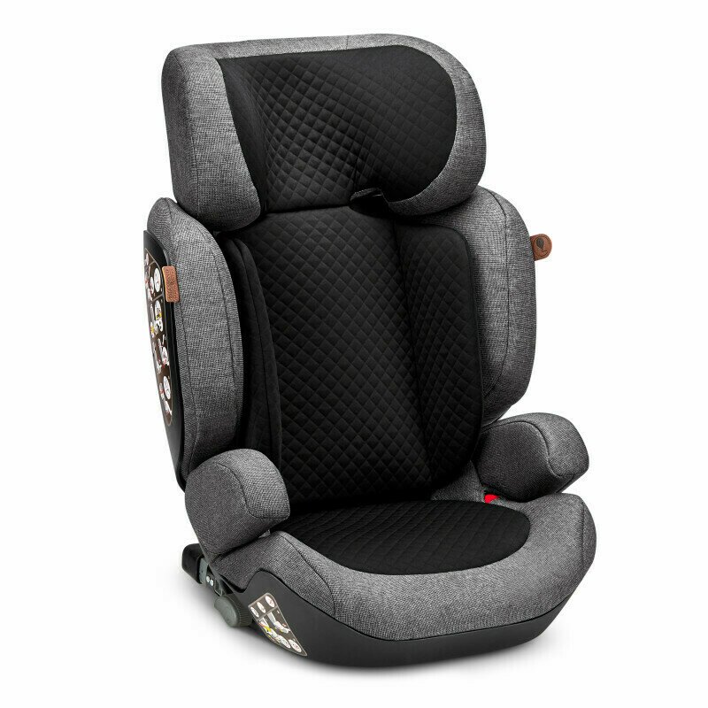 Abc-design - scaun auto mallow asphalt spatar reglabil, protectie laterala, 15-36 kg, cu isofix