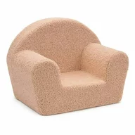 Fotoliu din burete, New Baby, Pentru copii, 42x53, Din spuma, Cu husa detasabila, Teddy Beige