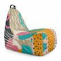 Fotoliu Puf Bean Bag tip Chill L, Abstract Passionfruit - 1
