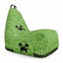 Fotoliu Puf Bean Bag tip Chill L, Minecraft Creeper - 1