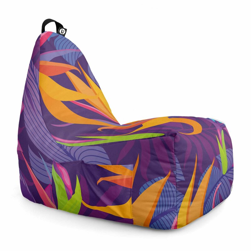 Fotoliu Puf Bean Bag tip Chill XL, Jungle Night