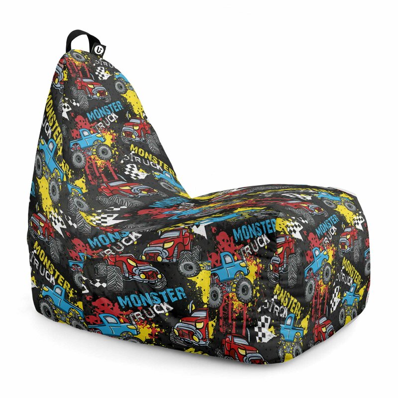 Fotoliu Puf Bean Bag tip Chill XL, Monster Truck