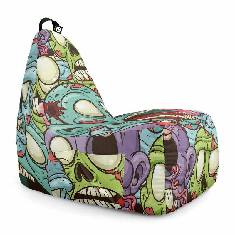 Fotoliu Puf Bean Bag tip Chill XL, Zombie