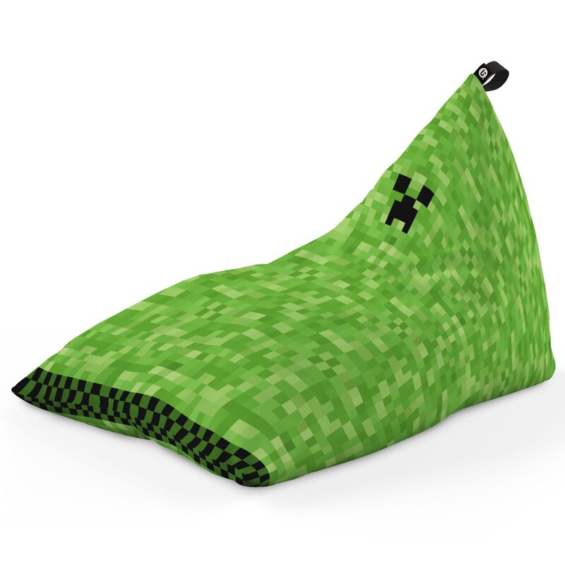 Fotoliu Puf Bean Bag tip Lounge, Minecraft Creeper