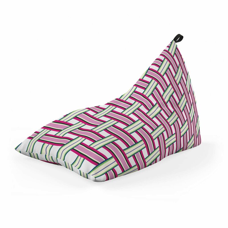 Fotoliu Puf Bean Bag tip Lounge, Raspberry And Kiwi