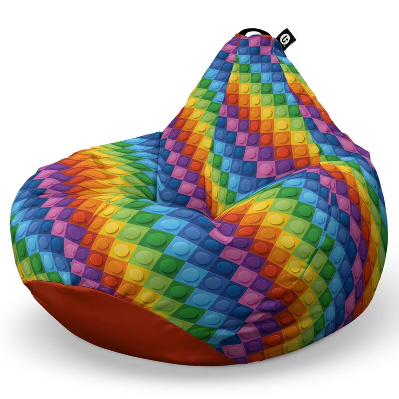 Fotoliu Puf Bean Bag tip Para L, Lego Abstract