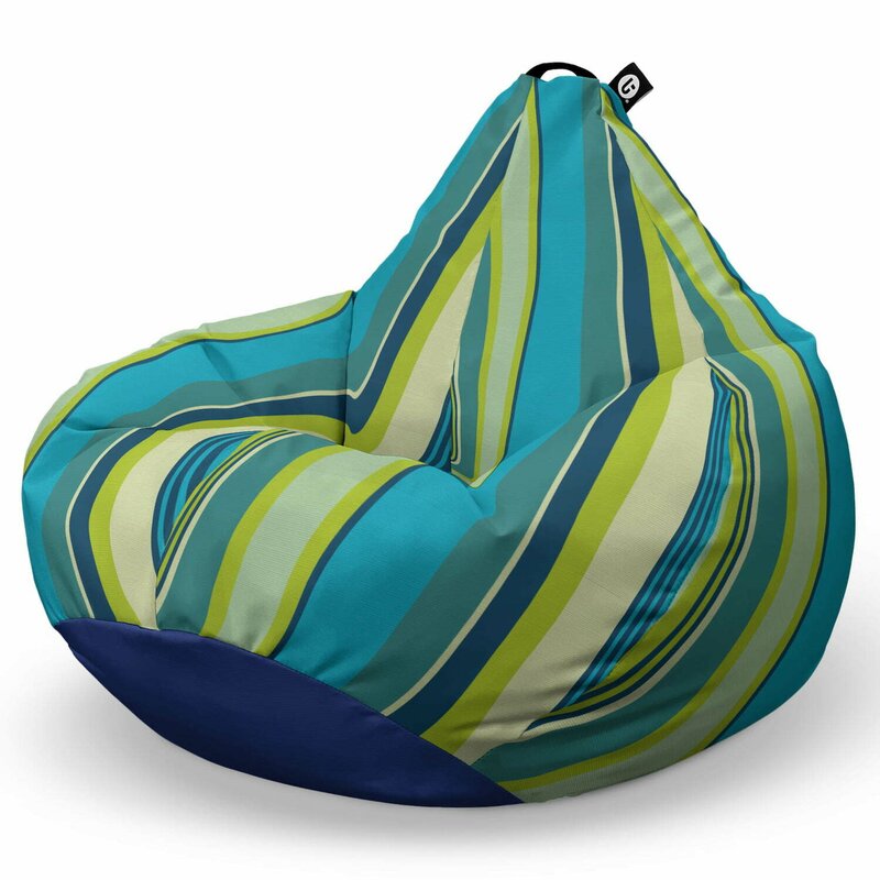 Fotoliu Puf Bean Bag tip Para L, Marinha Mint