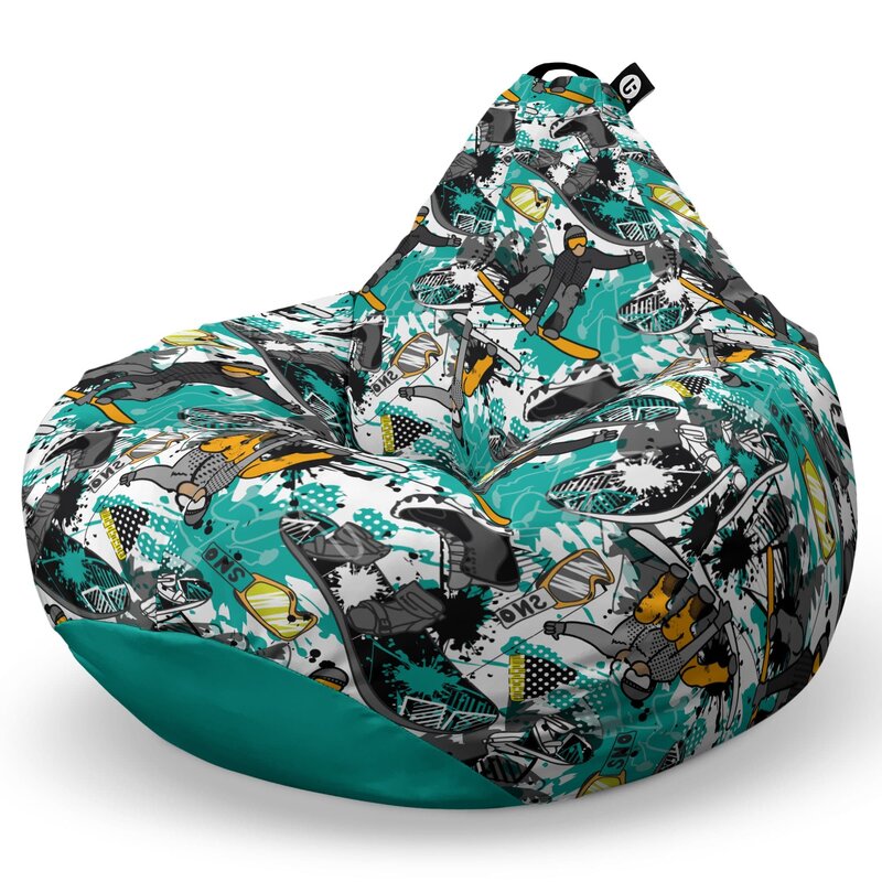 Fotoliu Puf Bean Bag tip Para L, Snowboard