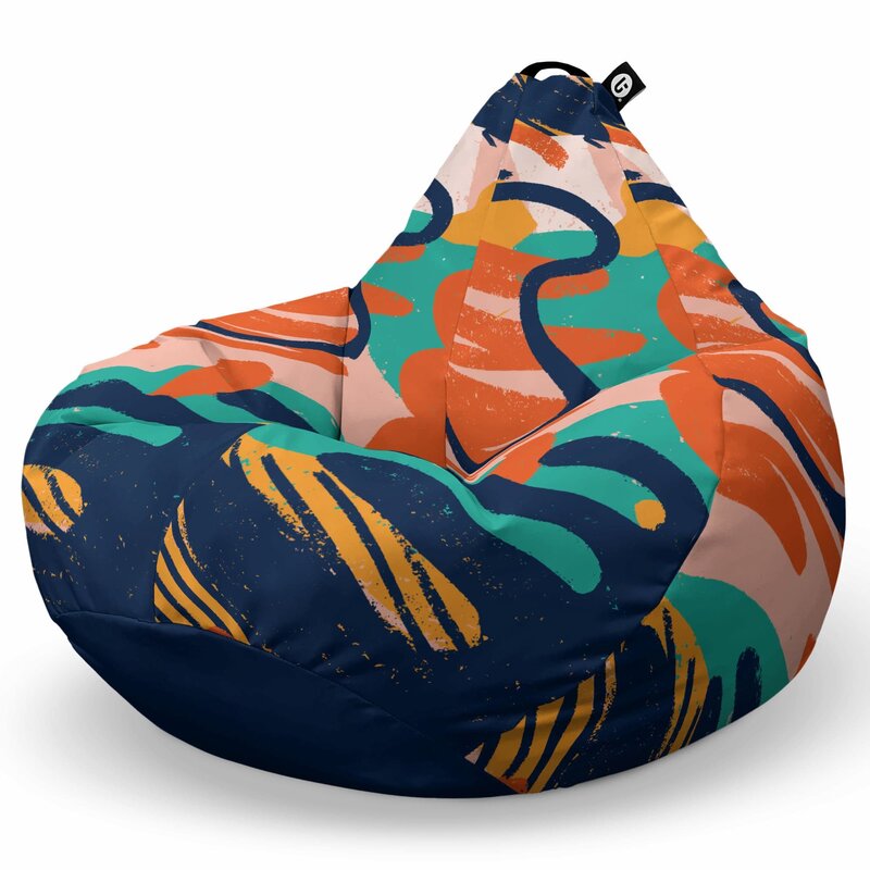 Fotoliu Puf Bean Bag tip Para XL, Abstract Paint