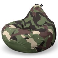 Fotoliu Puf Bean Bag tip Para XL, Camuflaj Armata