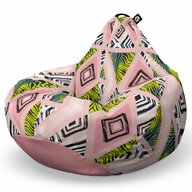 Fotoliu Puf Bean Bag tip Para XL, Caribbean Grapefruit