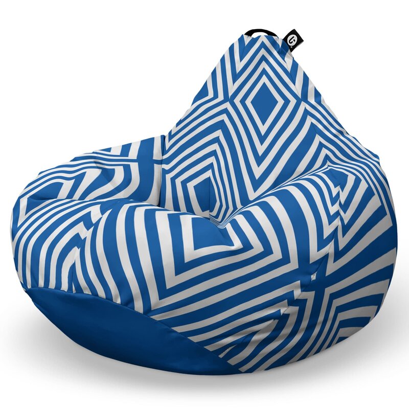 Fotoliu Puf Bean Bag tip Para XL, Diamond, Blue