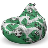 Fotoliu Puf Bean Bag tip Para XL, Fotbal