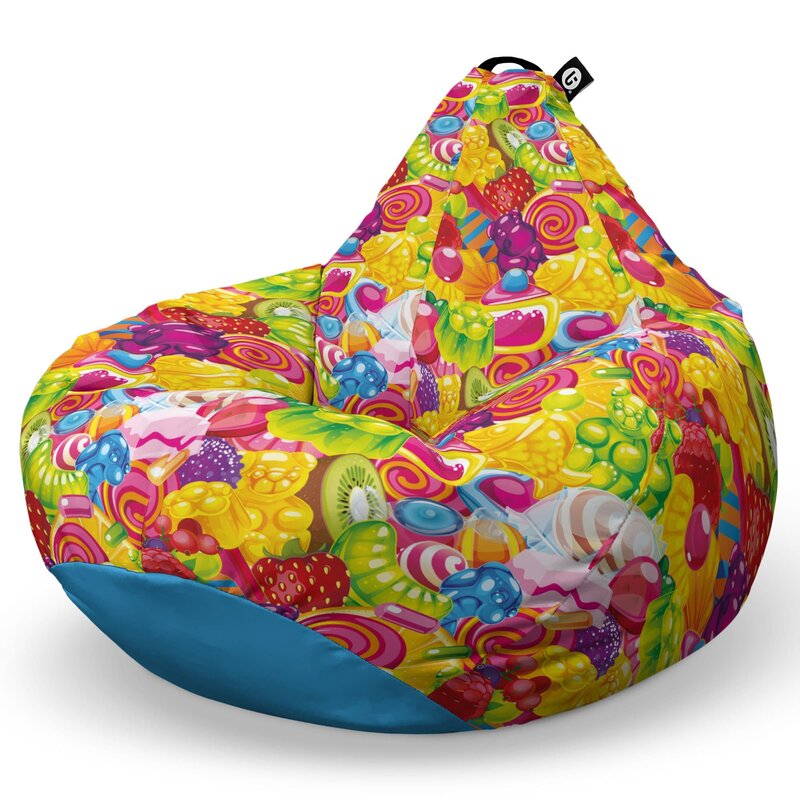 Fotoliu Puf Bean Bag tip Para XL, Fruits Candy