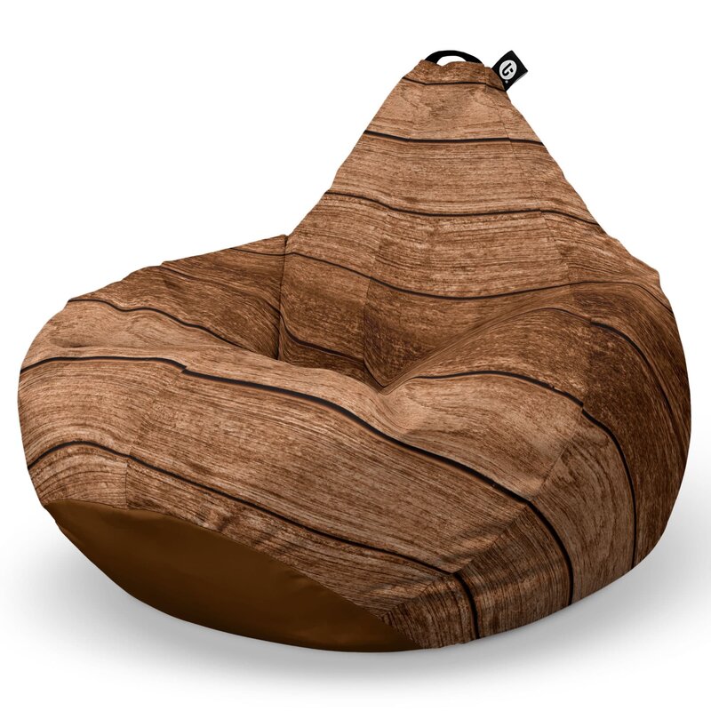 Fotoliu Puf Bean Bag tip Para XL, Lemn Maro