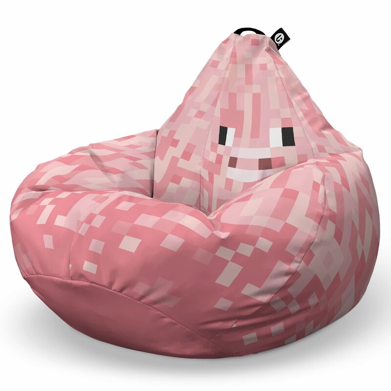 Fotoliu Puf Bean Bag tip Para XL, Minecraft Pig