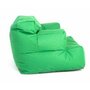 Gimi gym - Fotoliu tip para, Big Bean Bag, textil umplut cu perle polistiren, verde, 80 x 80 x 70 cm - 2