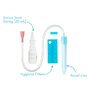 Kit aspirator nazal, FridaBaby, 3 in 1, Cu spray cu apa de mare, 10 filtre igienice, Testat si recomandat de pediatrii suedezi, Fara ftalati si BPA, Transparent - 2