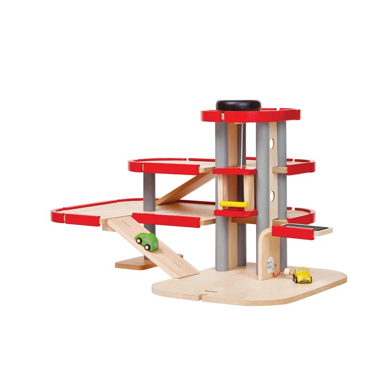 Plan toys - garaj supraetajat pentru masinute