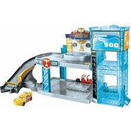 Mattel - Set de joaca Garajul de curse florida 500 , Disney Cars, Multicolor