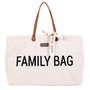Geanta Childhome Family Bag Teddy Alb - 1