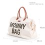 Geanta de infasat Childhome Mommy Bag Ecru - 5