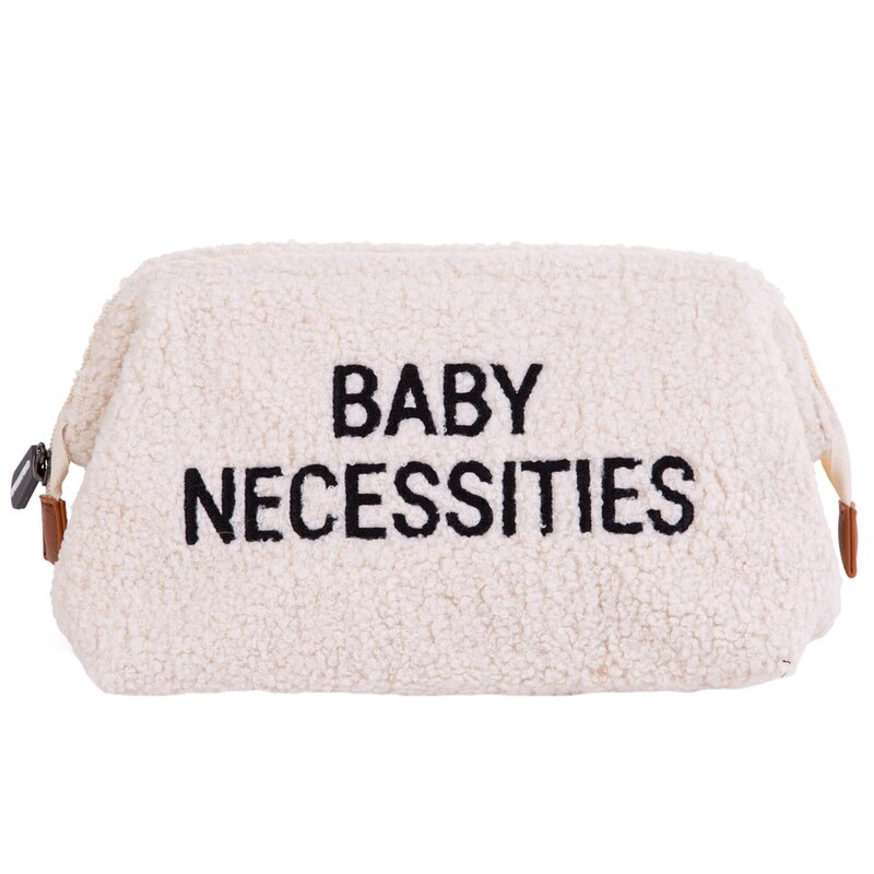 Childhome - Geanta de toaleta Baby Necessities Teddy Alb