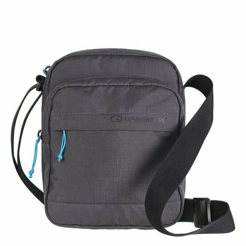 Lifeventure - organizator geanta de umar cu protectie rfid, negru