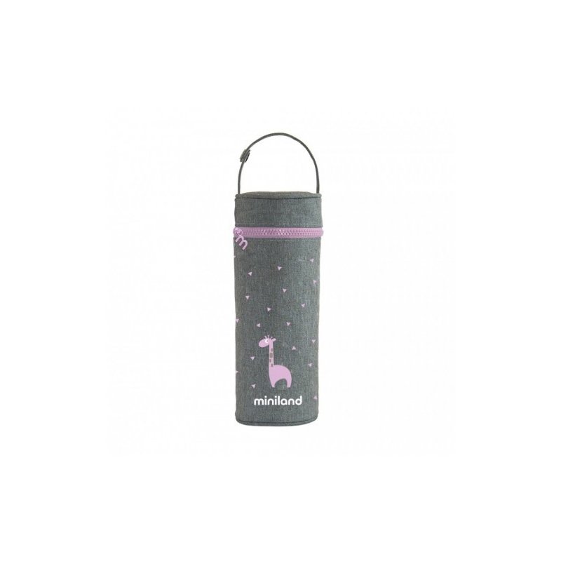 Miniland baby - geanta izoterma thermibag silky 350 ml, rose