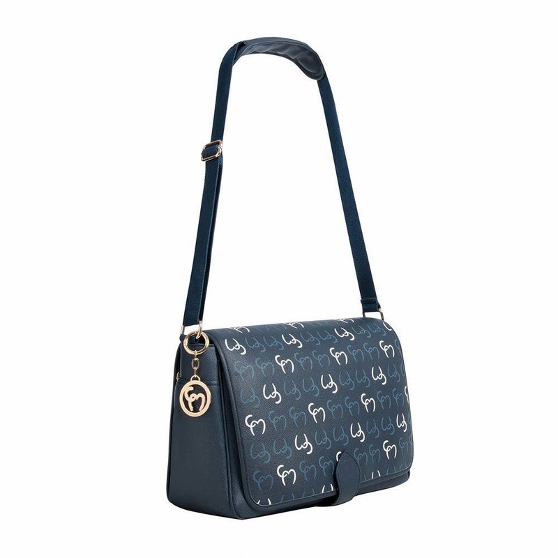 Clevamama - geanta multifunctionala ellie messenger navy