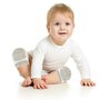 Genunchiere de protectie, BabyJem, Pentru copii, 13 x 6 cm, 6 luni+, Albastru - 1