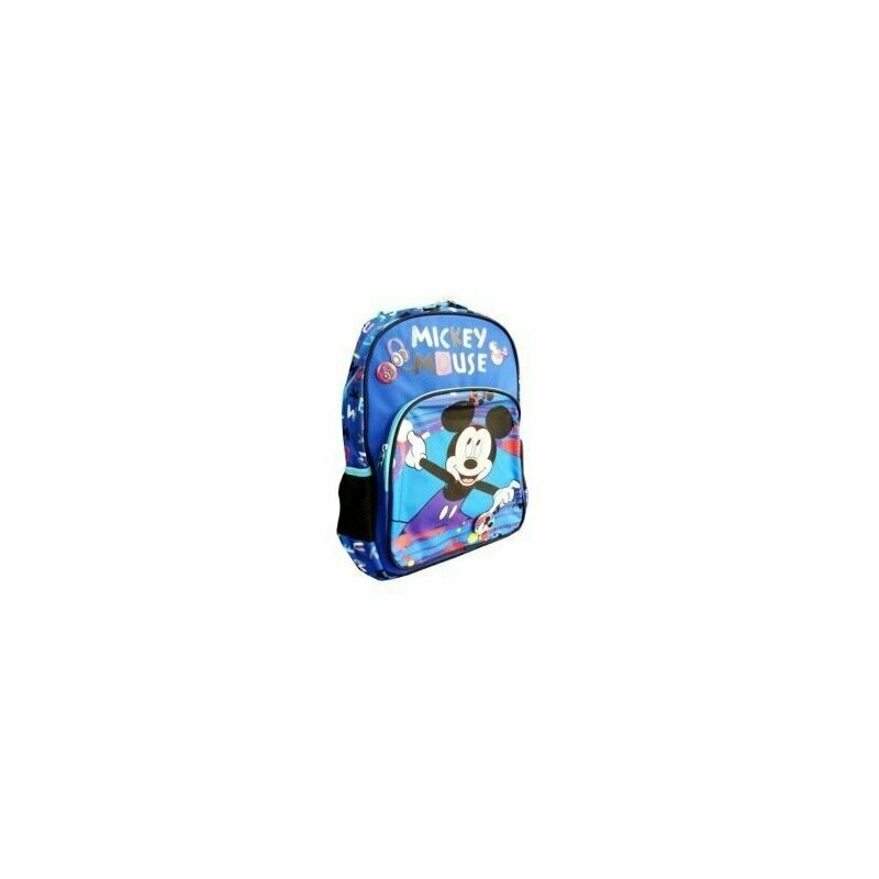 Ghiozdan ergonomic scolar, baieti clasele 0-I, Mickey Mouse, albastru-multicolor, Pigna, MKRS1942-1