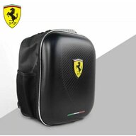 Ghiozdan Ferrari design 3D, culoare neagra