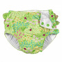 Green Flower Patch 4T - Scutec fete refolosibil SPF 50+ pentru inot (cu volanase) Green Sprouts by iPlay - 1
