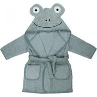 Halat de baie, Bubaba, Cu urechi Frog, Cu buzunare, Cu cordon, 4 - 6 ani, Marime 110/116, Green