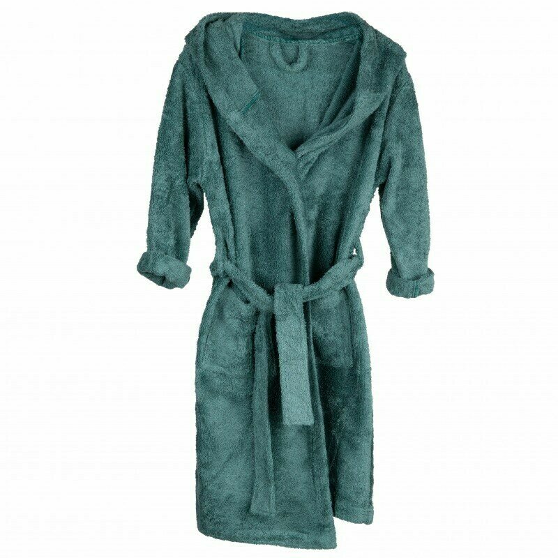 Timboo - halat de baie frotir, 4-6 ani, din bambus, aspen green
