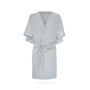 Halat   Kimono pentru gravide si mamici, vascoza si in, marime universala, Gri Puf - 1