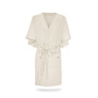 Halat   Kimono pentru gravide si mamici, vascoza si in, marime universala, Natural - 1