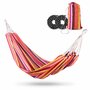 Hamac de gradina, Sofotel, Malaga Double, Pentru o persoana, 200x160 cm, Include 2 franghii 150 cm fiecare, Include sac depozitare, Pana la 100 kg, Multicolor - 4