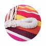 Hamac de gradina, Sofotel, Malaga Double, Pentru o persoana, 200x160 cm, Include 2 franghii 150 cm fiecare, Include sac depozitare, Pana la 100 kg, Multicolor - 6