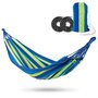 Hamac de gradina, Sofotel, Malaga Single, Pentru o persoana, 200x100 cm, Include 2 franghii 150 cm fiecare, Include sac depozitare, Pana la 100 kg, Multicolor - 3
