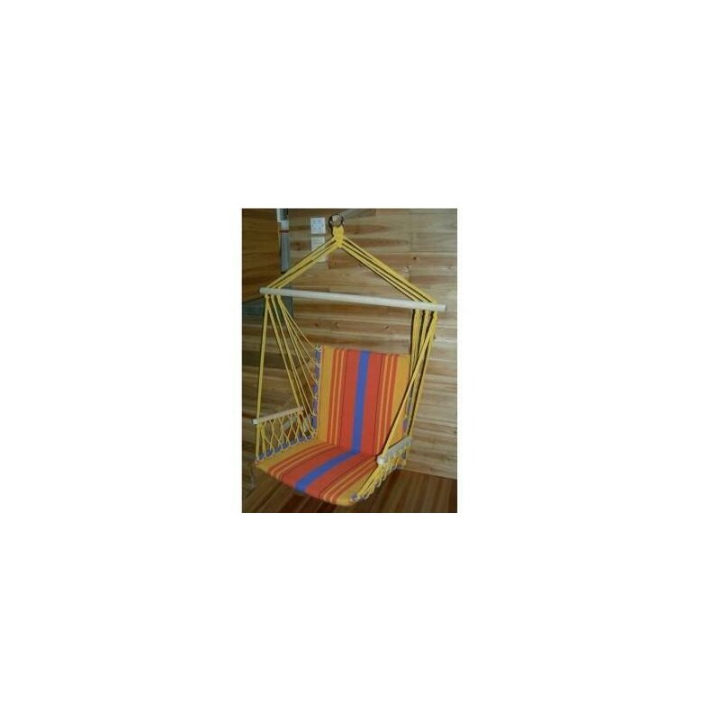 Hamac de gradina tip scaun, cu brate, Maldive, HM025, multicolor