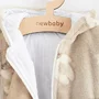 Hanorac de iarna, New Baby, Pentru bebelusi, Wellsoft, Marime 56, Poliester si capsuseala din bumbac, Polar Bear - 4